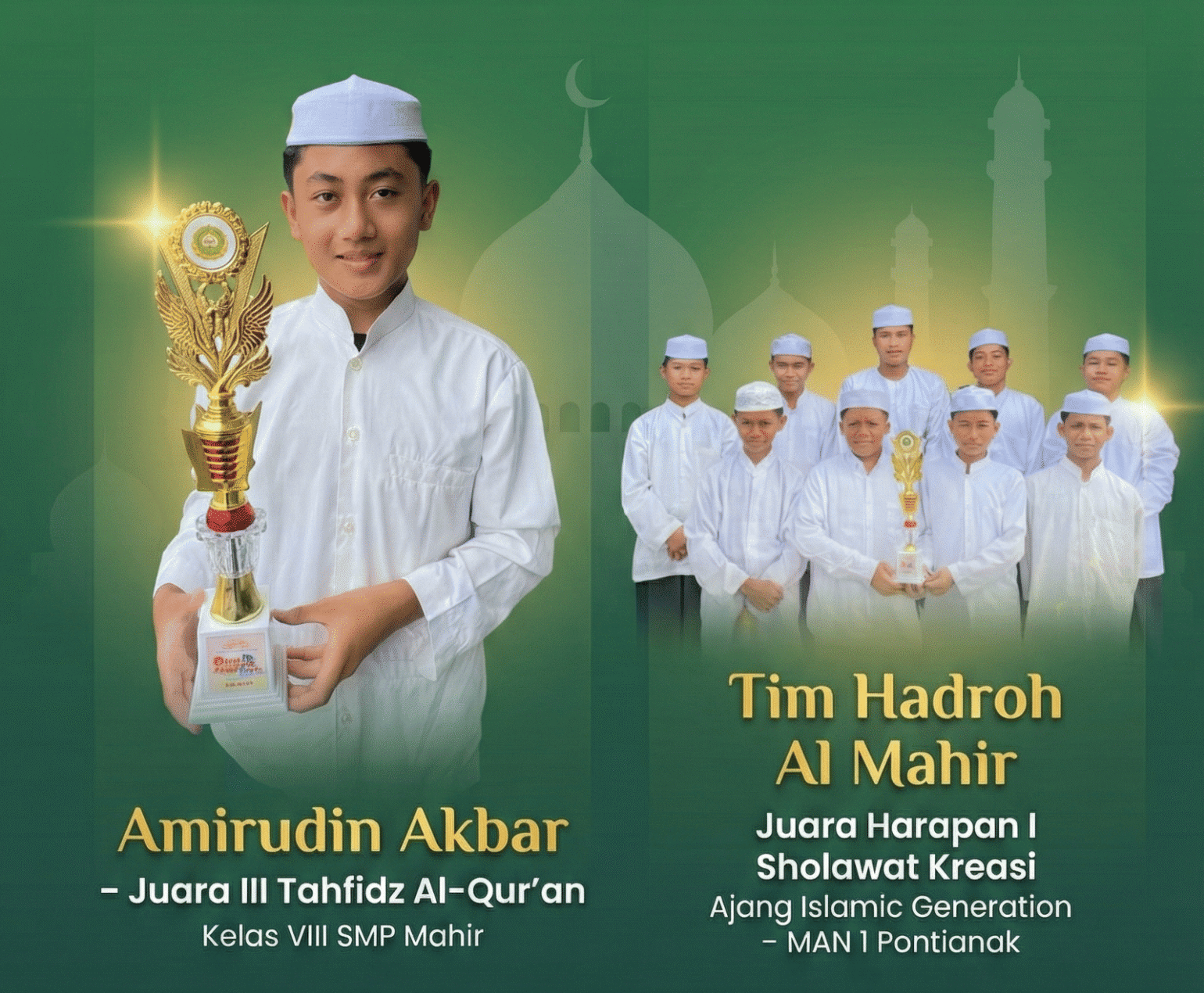 Ajang Islamic Generation oleh Man 1 Pontianak, Pesantren Mahir