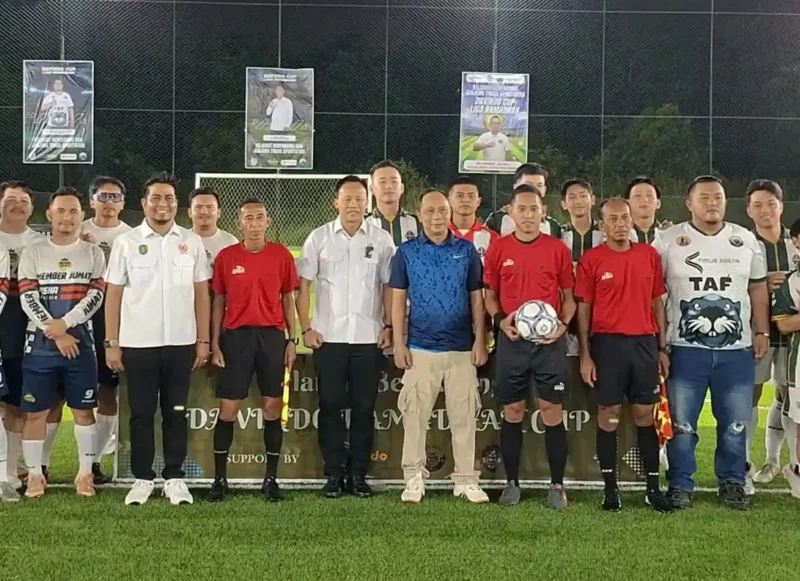 Pembukaan Liga Ramadhan Davindo Cup Resmi Dibuka di Pontianak dihadiri Ketua KONI Kalbar Daud Jordan
