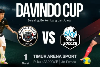 Berang Berang FC Lolos 8 Besar Liga Ramadhan Davindo Cup 2026, Siap Tantang Sky FC saat mendapat arahan dari Hery Makhrizal SH MH di Lapangan Timor Arena