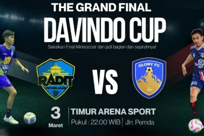 Grand Final Liga Ramadhan Davindo Cup Radit FC vs Glory FC di Lapangan Minisoccer Timur Arena Pontianak 3 Maret 2026