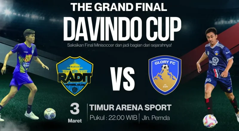 Grand Final Liga Ramadhan Davindo Cup Radit FC vs Glory FC di Lapangan Minisoccer Timur Arena Pontianak 3 Maret 2026