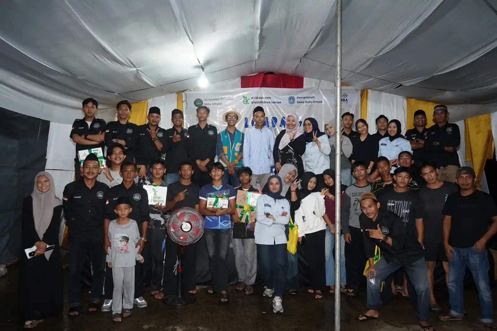 dorong peran pemuda dalam pengelolaan sampah di desa batu ampar talkshow pt ekl hipebar