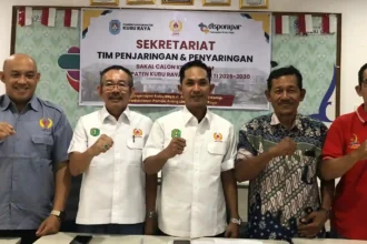 TPP rilis 2 kandidat Ketua Umum KONI Kubu Raya dalam konferensi pers
