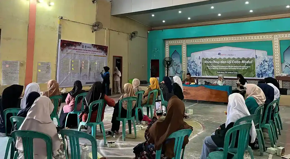 kepemimpinan perempuan hadapi krisis iklim di Kubu Raya melalui workshop Gemawan