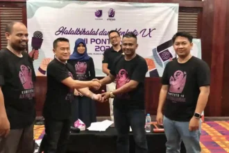 Aldy-Bagoes Nahkodai AJI Pontianak 2026–2029 dalam Konferta di Rumah Budaya Pontianak