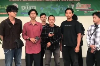 Aliansi mahasiswa Pontianak kawal sidang praperadilan Bawaslu di Pengadilan Negeri Pontianak