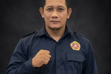Budi Utomo usai terpilih sebagai Ketua Karang Taruna Kabupaten Kayong Utara periode terbaru.