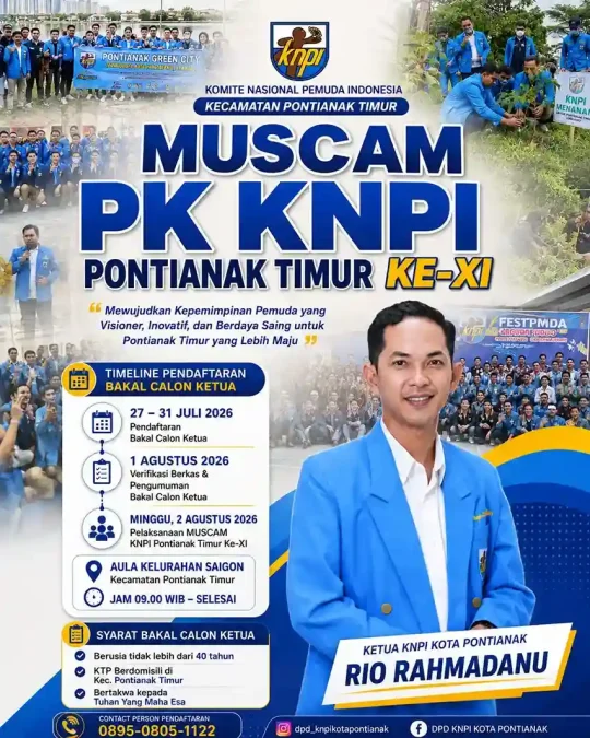 MUSCAM PK KNPI Kecamatan Pontianak Timur Ke-XI