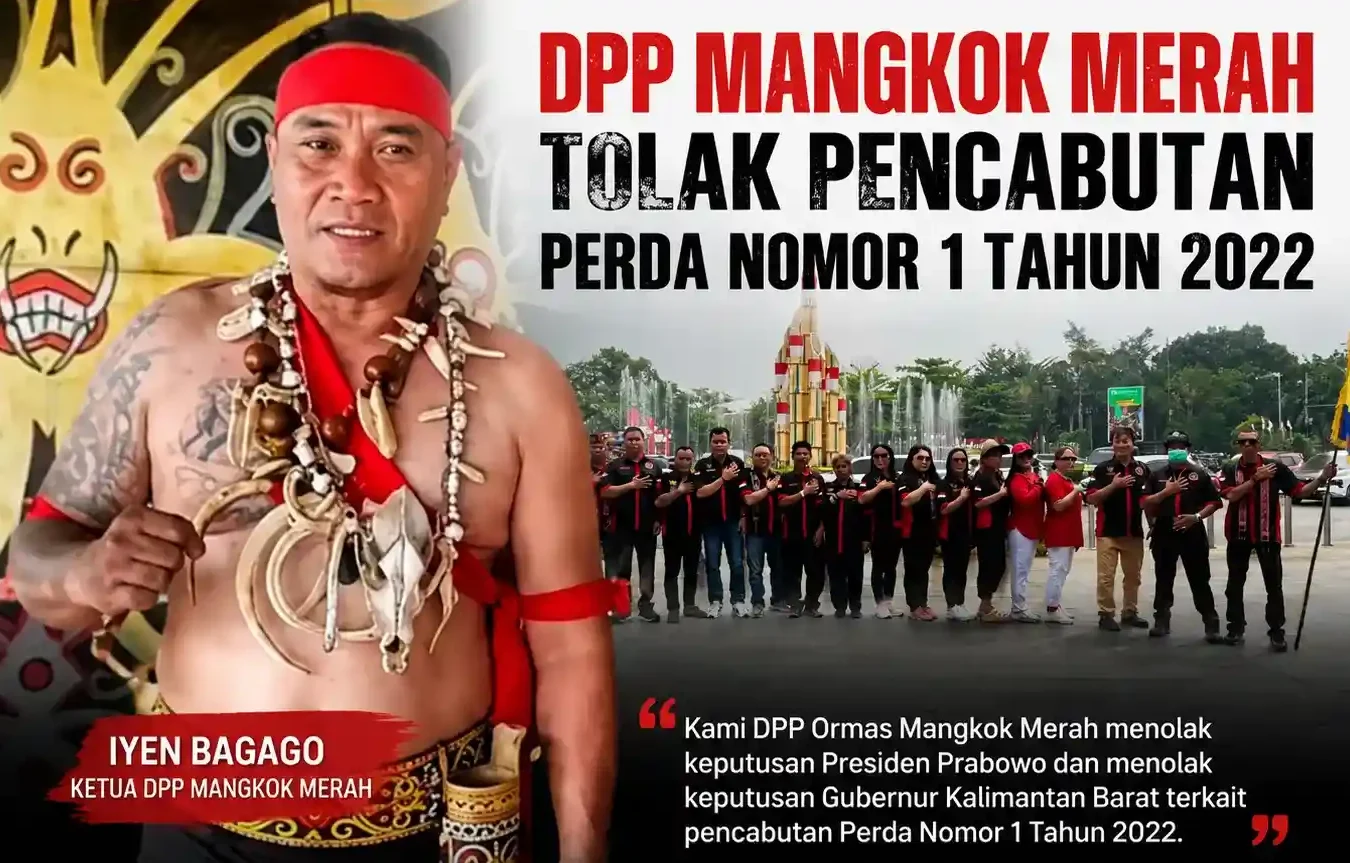 DPP Mangkok Merah Tolak Pencabutan Perda Nomor 1 Tahun 2022